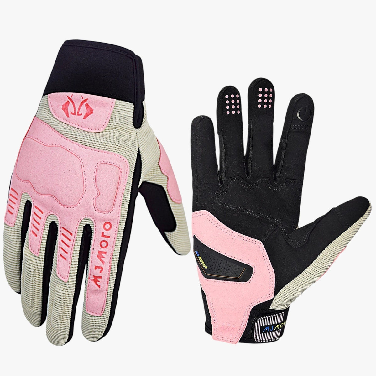Handschoenen : Ezequiel | Zomerhandschoenen voor Fietsen in Roze van Pantino