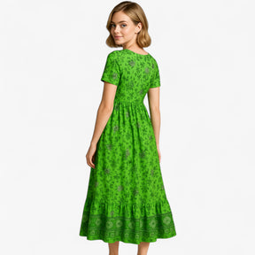 Women's Dress : Rebecca | Zomerjurk Dames Met Bloemenprint Casual in van Pantino