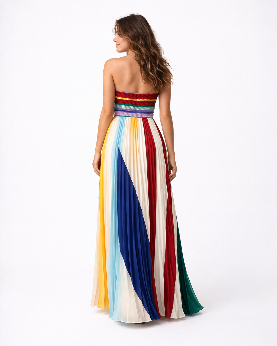 Women's Dress : Zomerjurk Dames Multicolor - Comfortabele in van Pantino