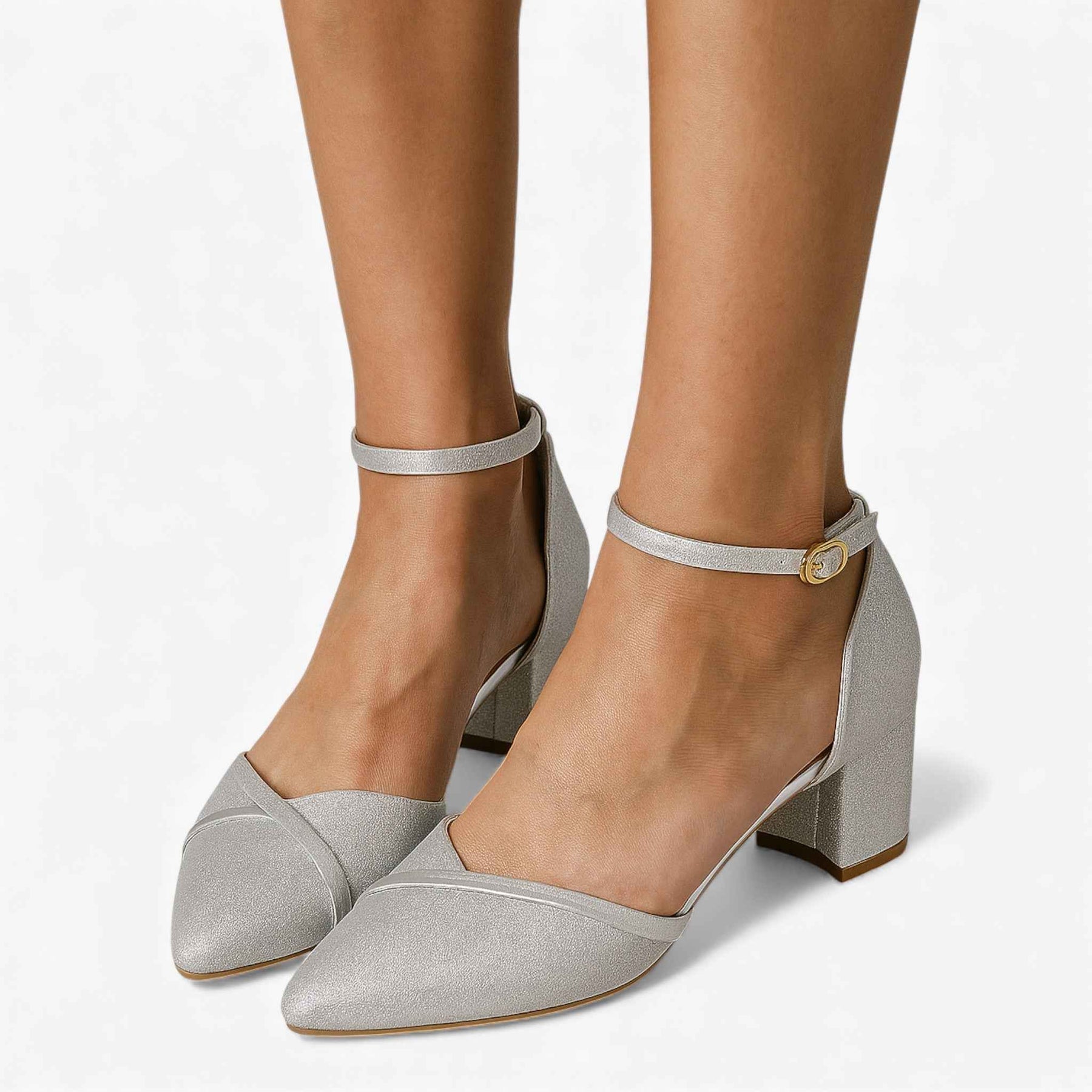 Dameshakken : Helena | Elegante Pumps Met Blokhak in Verfijnde Kleuren in van Pantino