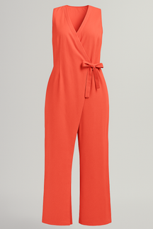 (Pinterest) Jumpsuits : Leona | Jumpsuit Dames Zonder Mouwen in Rood van Pantino