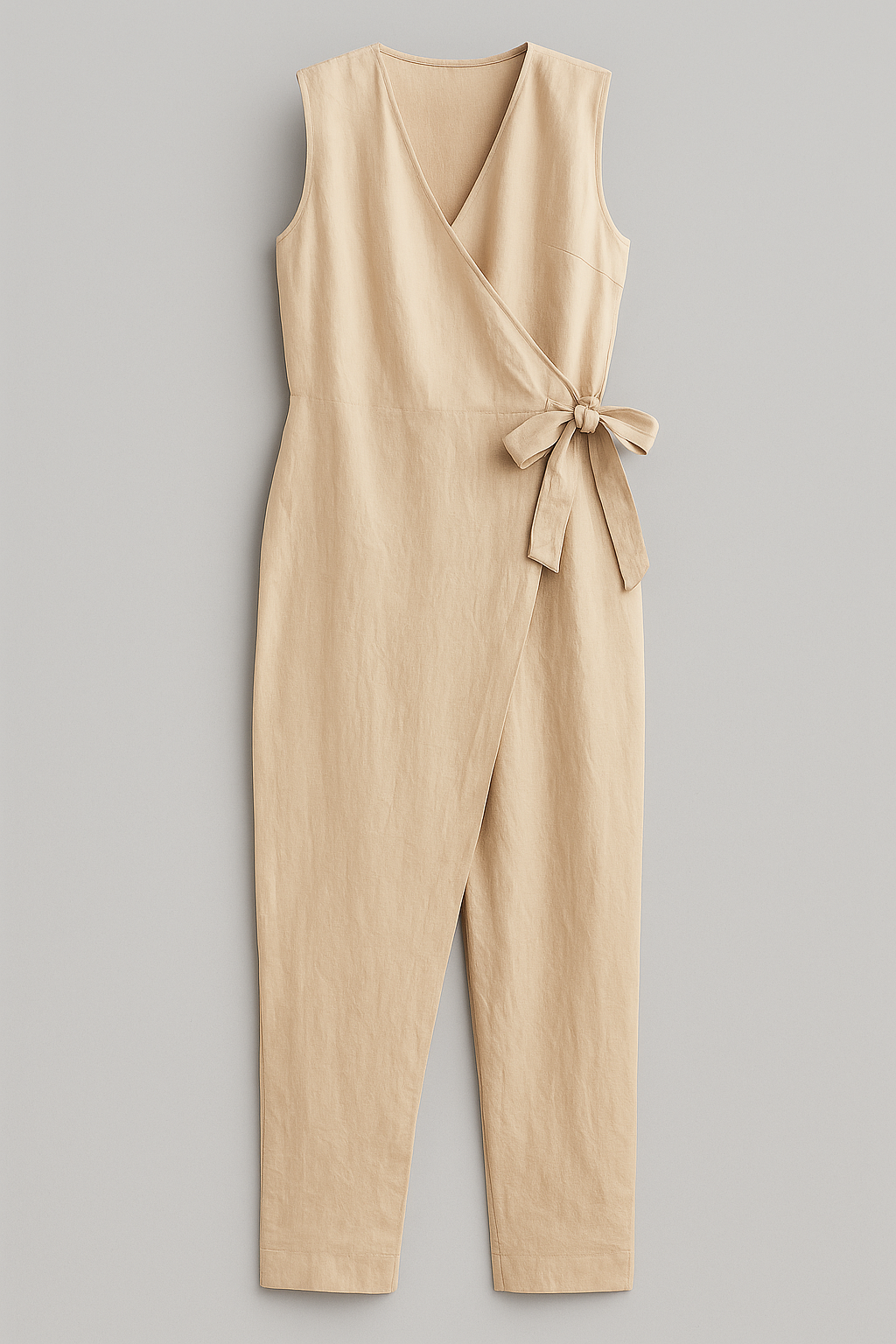 (Pinterest) Jumpsuits : Leona | Jumpsuit Dames Zonder Mouwen in Beige van Pantino