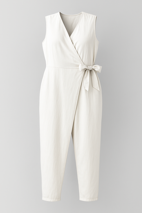 (Pinterest) Jumpsuits : Leona | Jumpsuit Dames Zonder Mouwen in Wit van Pantino