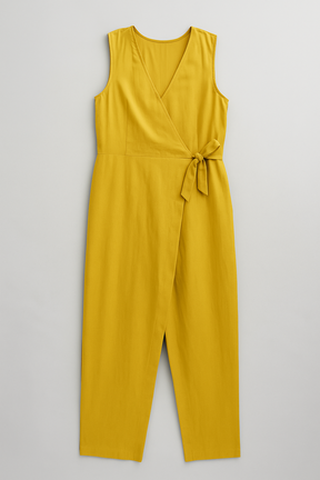 (Pinterest) Jumpsuits : Leona | Jumpsuit Dames Zonder Mouwen in Geel van Pantino