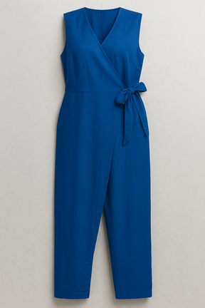 (Pinterest) Jumpsuits : Leona | Jumpsuit Dames Zonder Mouwen in Blauw van Pantino