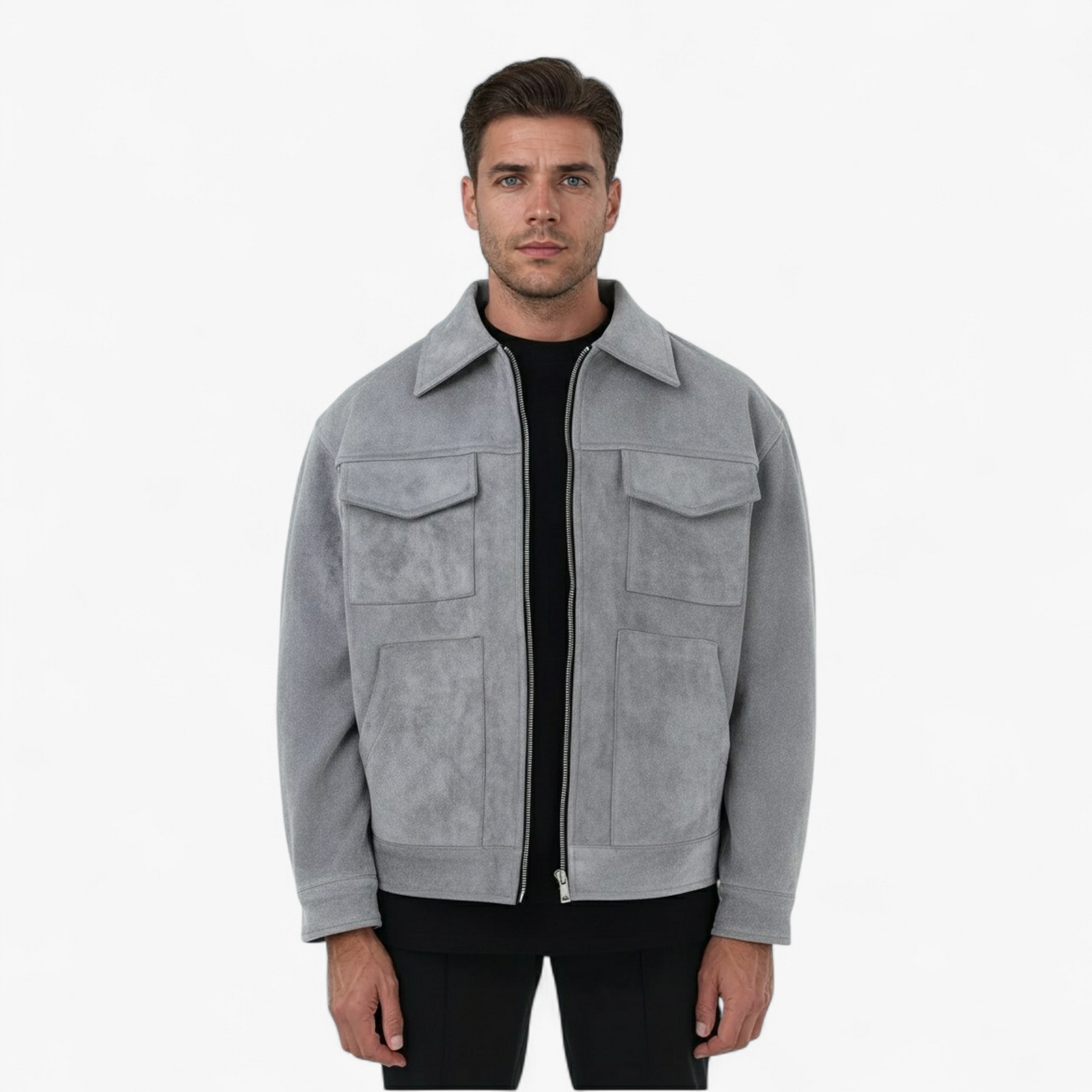 Herenjassen en -jassen : Gino | Heren Casual Multi Pocket Jas in van Pantino