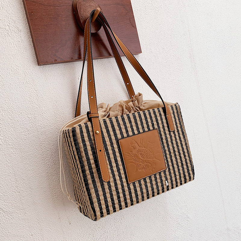 Veala | Fake Stripe Tote Schoudertas - - Beach bag - Pantino