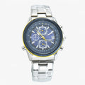 Zegarek Horloge Blauw (stalowa bransoleta) - AeroMaster - Stylowy i funkcjonalny zegarek pilotów