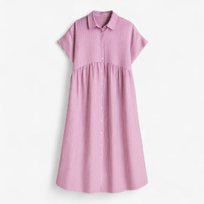 Dress : Freja | Let og Løs Sommerkjole til Damer in Roze van Pantinoshop