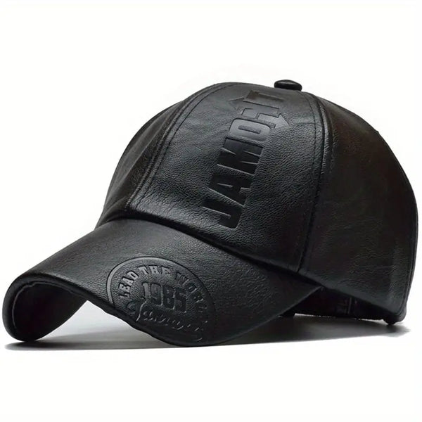 CasualHat - Verstelbare Casual Zonnehoed ( 1+1 GRATIS ) Leather Hat Pantino Zwart Zwart 