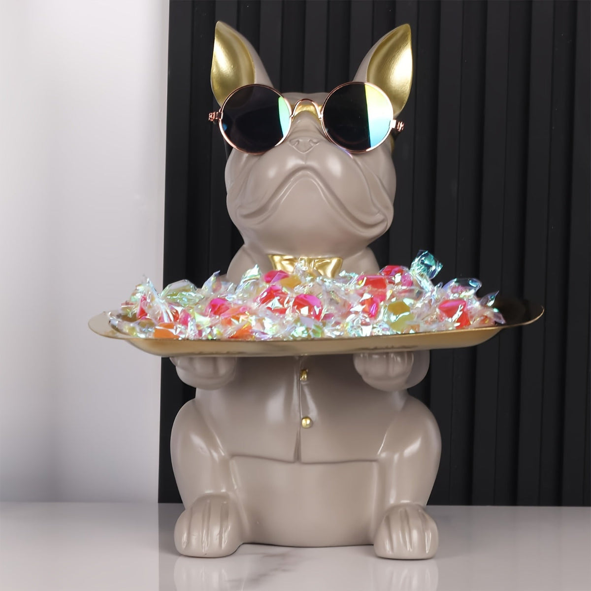 Fenna | Multifunctionele bulldog opbergstandbeeld - - customized - Pantino