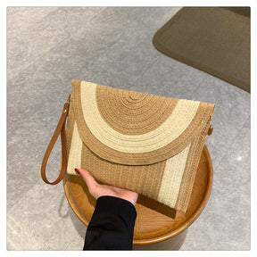 bags : Veala | Handgemaakte Geweven Tassen Op Het Strand in Patchwork Kleur van Pantino