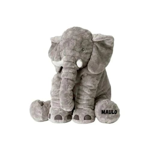 BabyBard™ - Kussen met baby olifant Speelgoed Pantino Grijs 40cm 