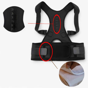 BeltGuard unisex verstelbare en ademende houdingscorrector voor mannen en vrouwen met rechte rug