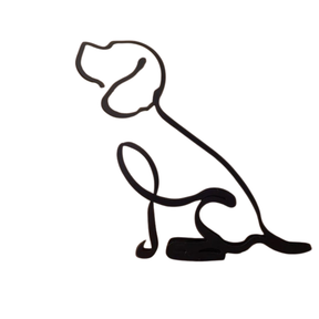 home & garden : Minimalistisch Metalen Dierensilhouet – Hond of Kat Ornament voor Wand of Tafeldecoratie in Beagle van Pantino
