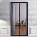 Mosquitera magnética negra 120x210cm - Cortina para puerta, protección contra insectos