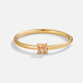 Birthstone 18K Ring - November - Golden Topaz - Ring - Pantino