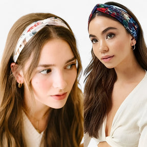 Bandana Haarband Dames Print Bohemien Vintage Bloemen Meerkleurig