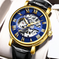 Reloj Cheno para hombre - Reloj - Dorado negro