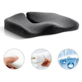 ErgoComfort - Cojín ergonómico para sentarse - Gris oscuro