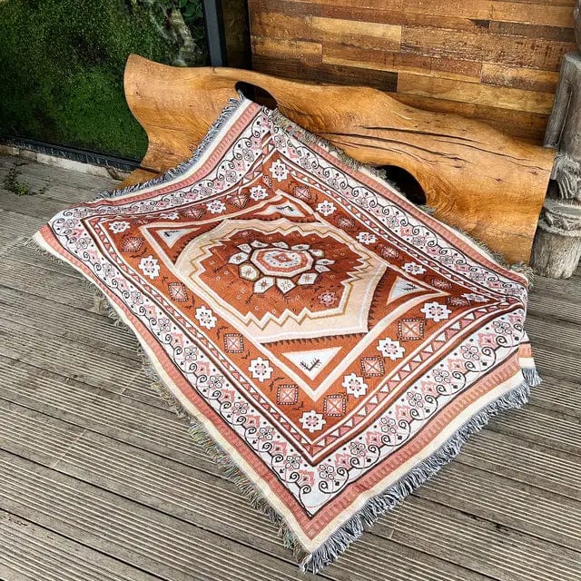 Cozy Tahlia™ | Boheems stijlvol tapijt Scandinavian Blankets Pantino Veelkleurig beige 130X160CM 