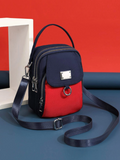 Crossbody Taske Blå - PhoneBag - Telefonetui med lynlås til