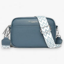 CrossbodyBag™ - Leren Damestas - Blauw - Handbags - Pantino