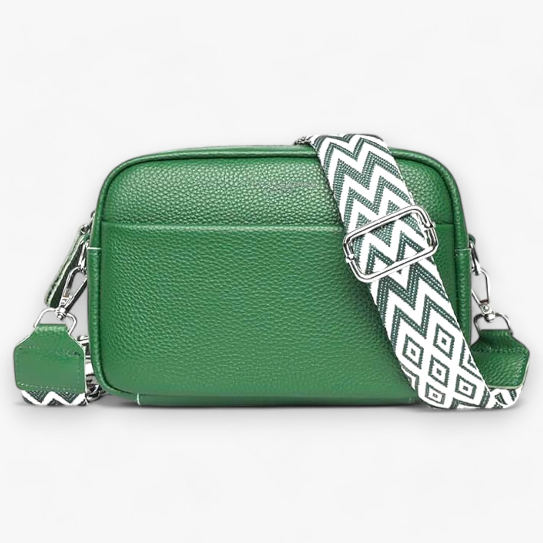 CrossbodyBag™ - Leren Damestas - Groen - Handbags - Pantino