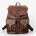 Mochila marrón - Cuero premium