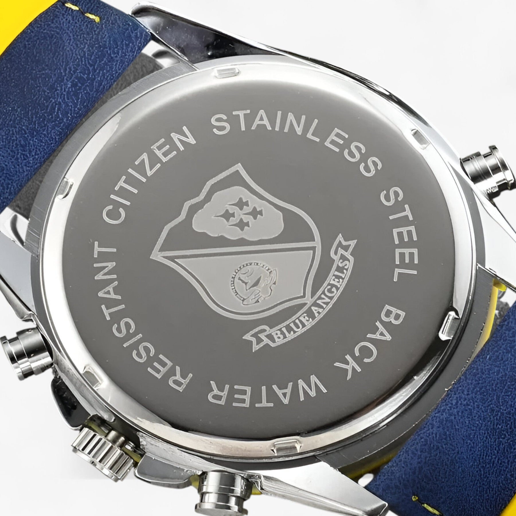 Heren Chronograaf Horloge MultiSteel 42mm, Zilverkleurig Staal met Elegante Blauwe Wijzerplaat