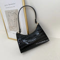 Hermoso Bolso de Hombro de Cuero - Negro