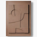 Abstracte Kunst Decoratie Wit - Moderne Sculptuur Woonkamer - Hars