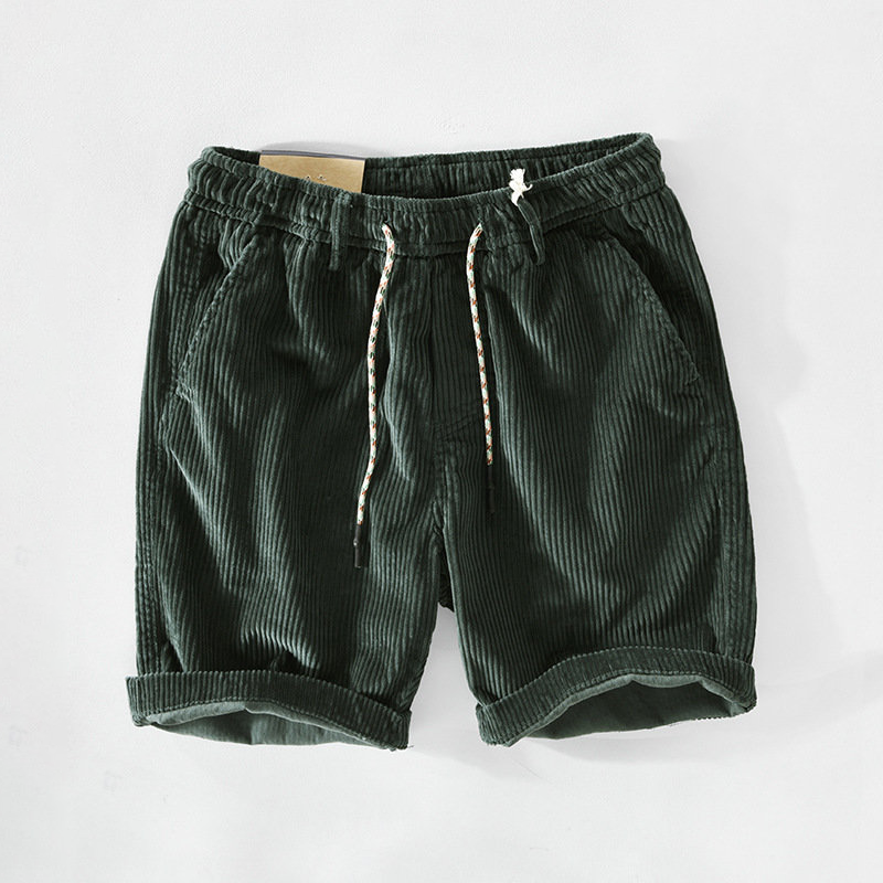 Korte Broek van Ribfluweel - Stijl en Comfort voor Heren
