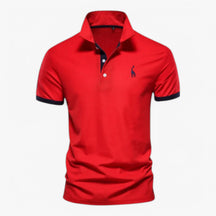 Polo Heren Korte Mouwen van Katoen Slim Fit - Diverse Kleuren en Maten