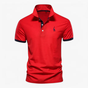 Polo Heren Korte Mouwen van Katoen Slim Fit - Diverse Kleuren en Maten