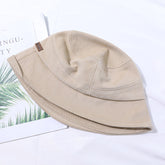 Veala | Eenvoudig stiksel emmer - Beige - hats - Pantino