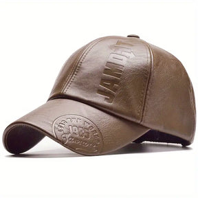 CasualHat - Verstelbare Casual Zonnehoed ( 1+1 GRATIS ) - Lichtbruin - Leather Hat - Pantino