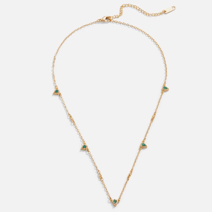 Smaragd Crystal Ketting - - Necklace - Pantino