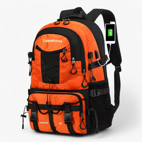 Noah | Waterdichte 40L Outdoor Rugzak - Oranje - Backpack - Pantino