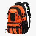 Zaino da trekking 40L arancione - Zaino impermeabile, resistente e confortevole per uomo e donna