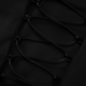 Damesjurken : Sarah | Zwarte Lange Mouw Maxi Jurk Dames in van Pantino