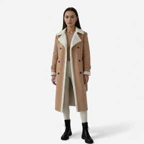 Winterjassen : Amalia | Lange Gewatteerde Winterjas Dames in van Pantino