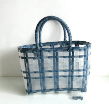 Veala | Transparante Jelly Strandtas - Blauw - Beach bag - Pantino