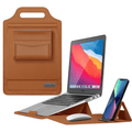 Custodia per laptop Marrone - Postazione di lavoro elegante e versatile - Pelle