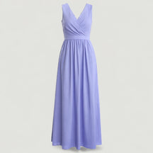 Dress : Adelina | Dames Elegante Lange Maxi Jurk Zomer in Lavendel van Pantino