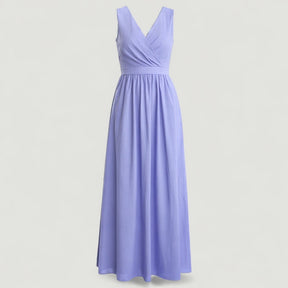 Dress : Adelina | Dames Elegante Lange Maxi Jurk Zomer in Lavendel van Pantino