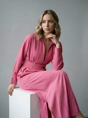 Women's Dress : Maggie | Dames Elegante Lange Maxi Jurk voor Zomer in van Pantino