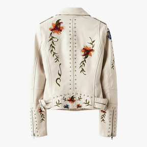 Damesjassen & -jacks : Cassey | Dames Retro Tussenjas met Bloemenmotief in van Pantino