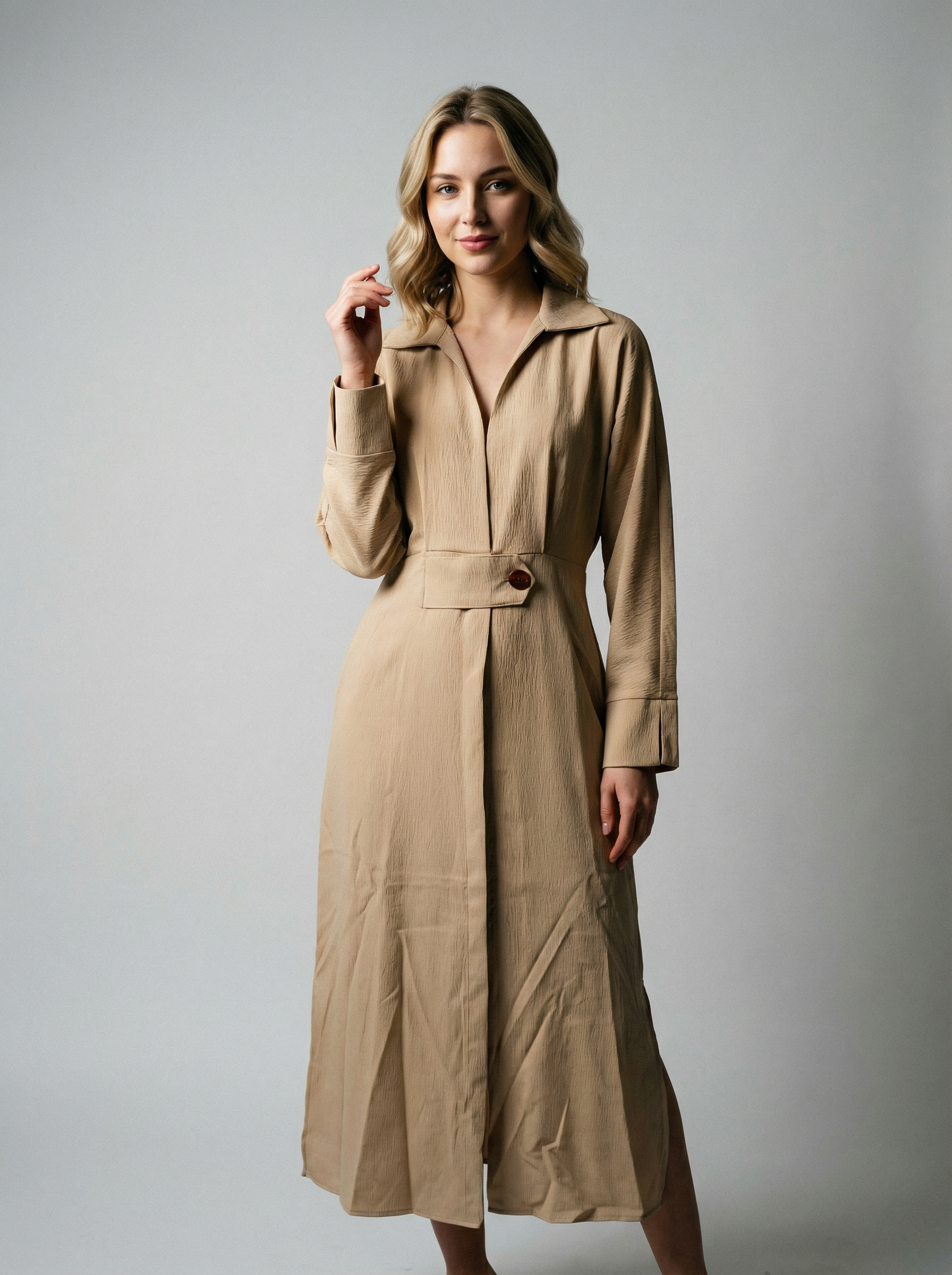 Women's Dress : Maggie | Dames Elegante Lange Maxi Jurk voor Zomer in van Pantino