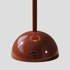 Acryl USB oplaadbare LED-tafellamp – paddestoelontwerp, 30 cm